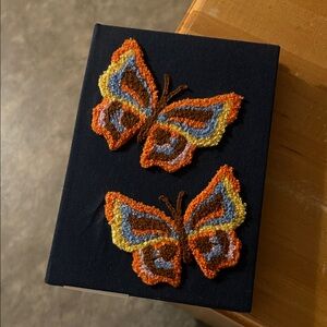 Embroidered Lady Jane Butterfly Notebook